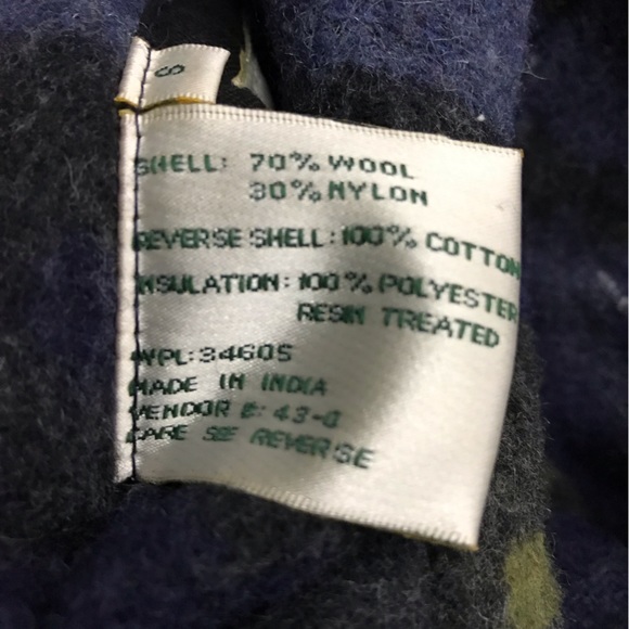 St Johns Bay Reversible Wool Indian Blanket Vest Western Aztec Southwest Sz S - Picture 7 of 7